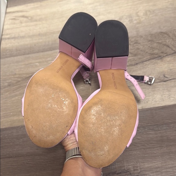 Rebecca Minkoff Light Pink Knotted Heels - Picture 3 of 6
